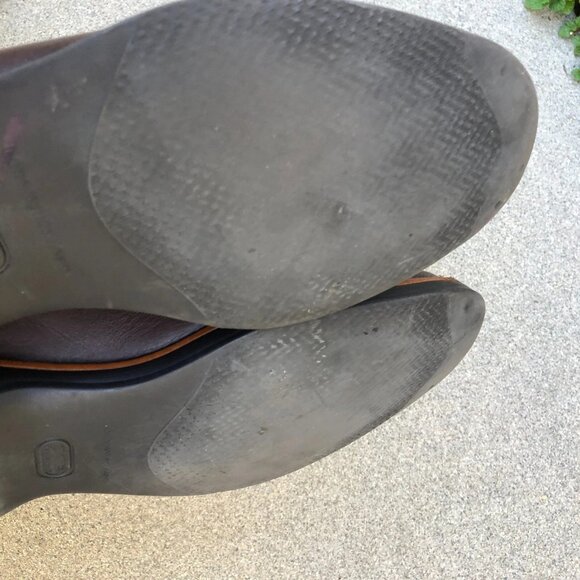 Ermenegildo Zegna Italy Loafers Shoes 7.5 Men's Leather Slip On Dress Designer - Picture 2 of 9